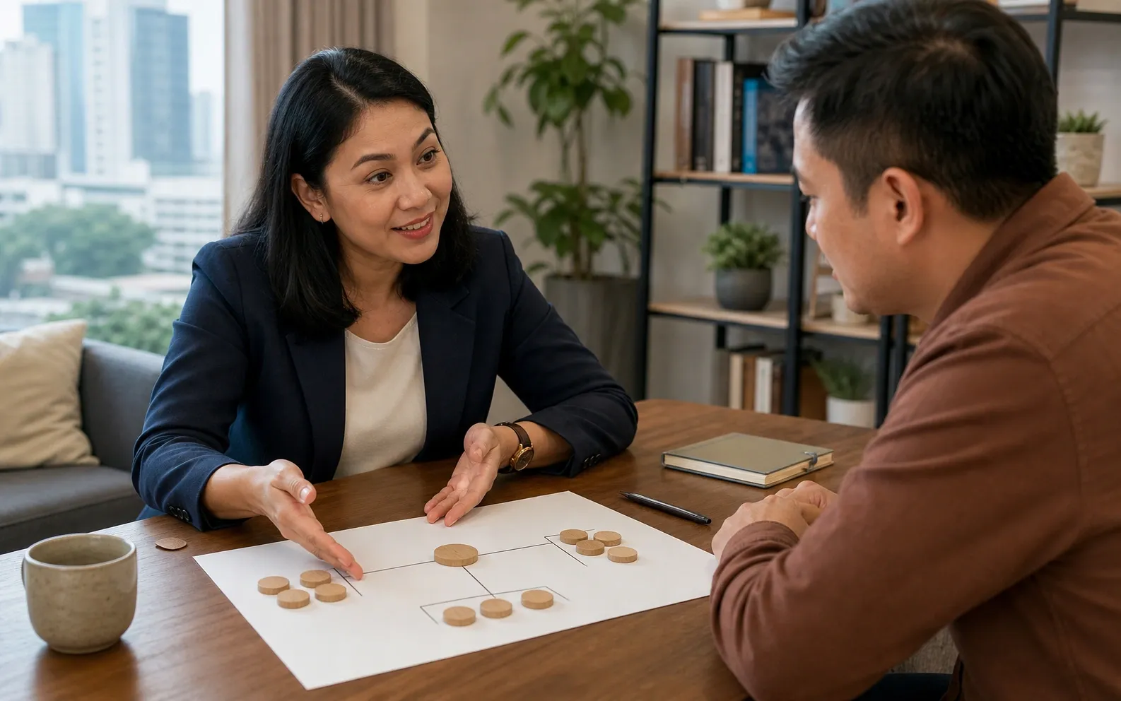 Ilustrasi pemenang lotre yang jatuh miskin, menggambarkan kekayaan mendadak yang cepat menguap
