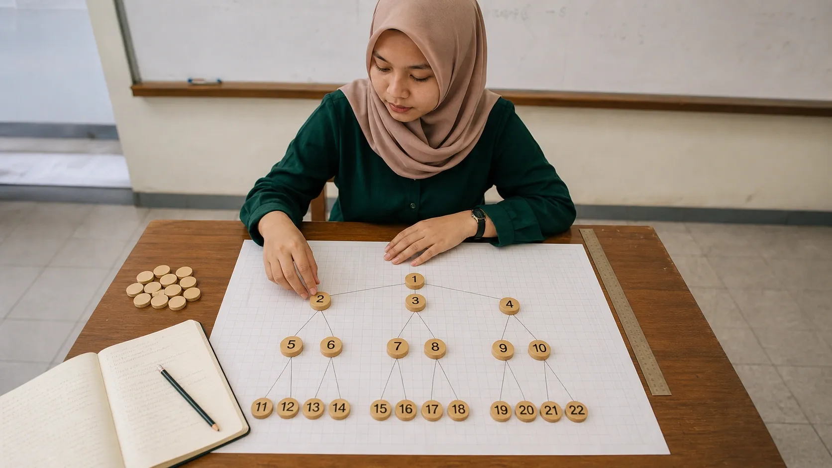 Ilustrasi sistem wheeling dalam lotre, strategi menyusun banyak kombinasi angka